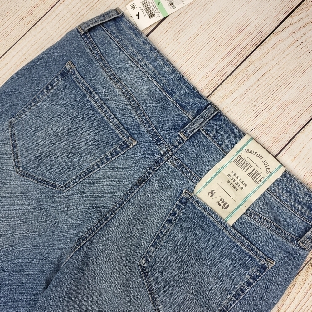 MAISON Jules High Rise Skinny Jean's NWT‎ - Picture 6 of 8